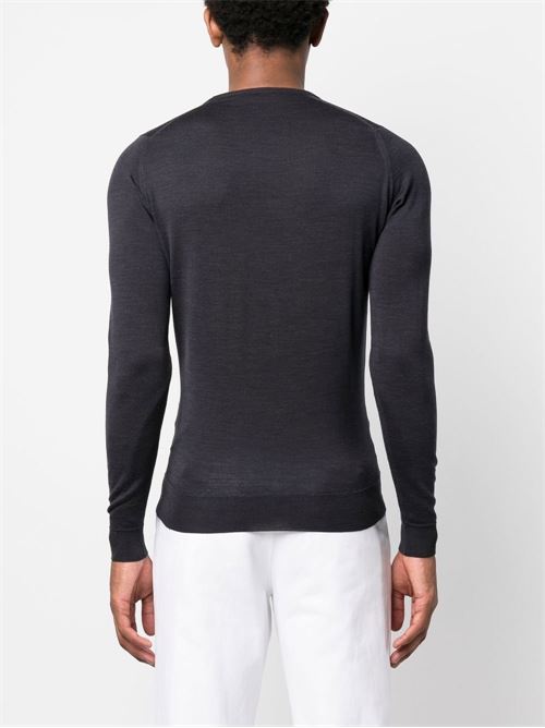 Lundy sweater JOHN SMEDLEY | LUNDYHEPBURNSMOKE